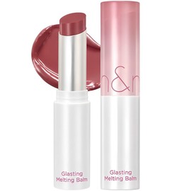 Rom& Glistening Melting Lip Balm, 07 Mauve Whip, 3.5g, 1 piece / 롬앤 글래스팅 멜팅 립밤, 07 모브 휩, 3.5g, 1개