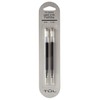 TUL® Gel Pen Refills, Medium Point, 0.7 mm, Black Ink,
