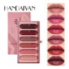 Set De Lápiz Labial Mate, Suave Bruma Aterciopelada De Larga