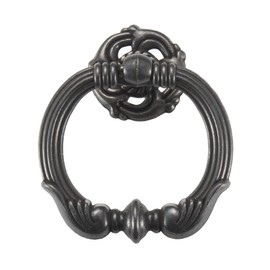 skohom 6 Packs Ring pulls,2.6 inch Antique Drawer pulls,Ring Cabinet Cupboard pulls,Drawer Ring pulls, Dark Antique Brass