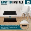 VOISEN Floor Register 4x10, 8 Pack Black Floor Vent Covers,
