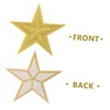 SHINEOFI 32pcs Star Iron On Patches Star Shape Embroidered Patches