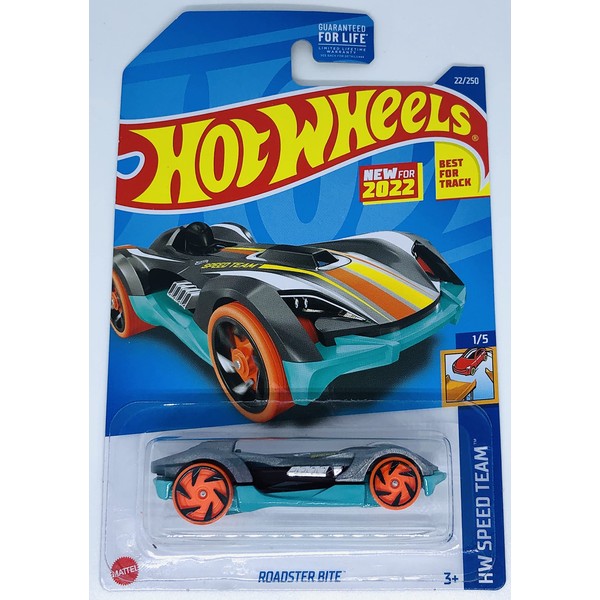 Hot Wheels 2022 - Roadster Bite - Pewter/Teal - HW