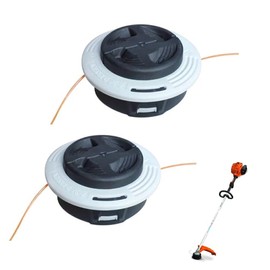 OYSTERBOY 2 Packs Automatic Cutting C26-2 Trimmer Head Trimmer Mowing Head Replacement Compatible with Stihl Autocut C26-2 FS 55/56/70/94/91/111/131/240