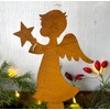 LB H&F Lilienburg Christmas Decoration Rust Metal Weatherproof