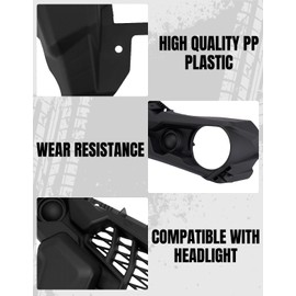 A & UTV PRO Front Facia for Can-Am Outlander 450 500 570 2015-2024, Combined Front Fascia Kit for Can Am Outlander Max/L Max/L/X MR/DSP/XU DSP/XT DSP 2015+ Accessories, Replace #705009334