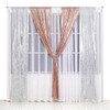 2Pieces Sequin Backdrop 2ftx8ft(60x243cm) Shiny Seamless Photo Booth Curtain for