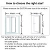 Magnetic Window Screen, 0.6 * 1.0m/1.9 * 3.3ft Polyester Screen