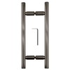 CRL Brushed Satin Chrome 8" Ladder Style Pull Handles