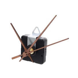 SEWACC 1 Set DIY Silent Clock Movement Mechanism Kit of Quartz Clock Repair Parts with Wooden Hands