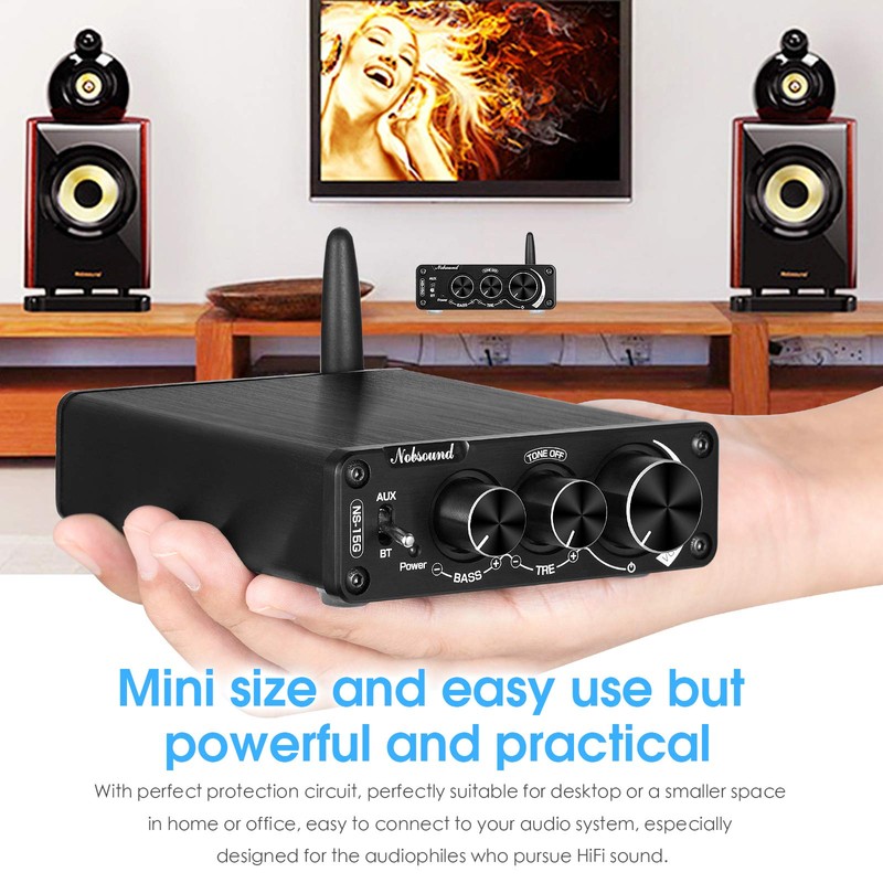 Nobsound NS-15G 2 Channel Bluetooth Power Amplifier 200W Class D