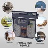 MEZOKUCEL Mesh Shower Bag Foldable Waterproof Multifunctional Hanging Bag for