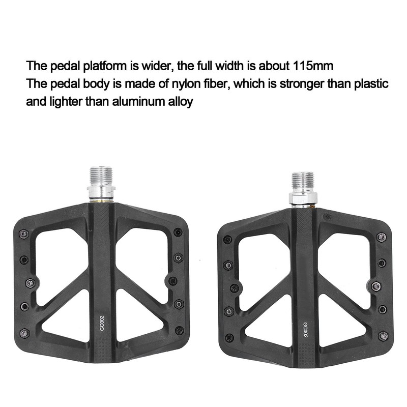 GUB GC002 Bicycle Pedal Antislip Nylon Platform Pedal Sealed Bearing