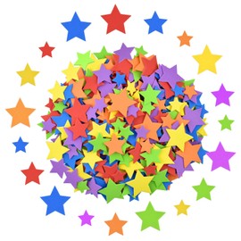 Coopay Star Foam Stickers Self-Adhesive Star Stickers Assorted Colors for Arts Craft Supplies