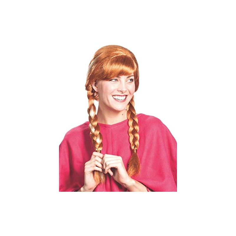 Enigma Costume Wigs Anna Princess Wig – Dark Strawberry Blonde
