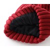 Home Prefer Gorro de invierno para hombre con forro, Rojo