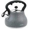 Marble Whistling Kettle Grey Gas Cooker Induction All Stove Types