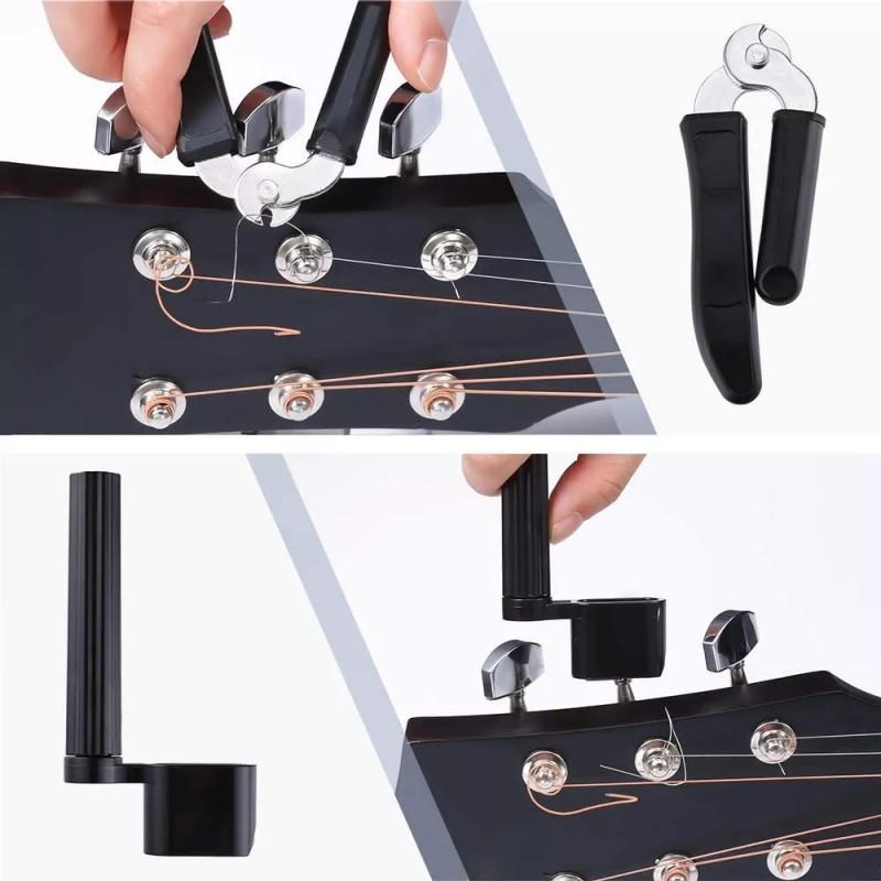 PALMUSIC Kit De Afinador De Guitarra De 75 Pzs Accesorios