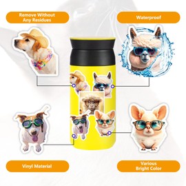 Bric Dodo Pack of 50 Animal Stickers Car Laptop Phone Guitar Skateboard Motorcycle Bicycle Animal Collection Stickers Set Vinyl Waterproof Aesthetic Stickers for Teenagers Children Adults