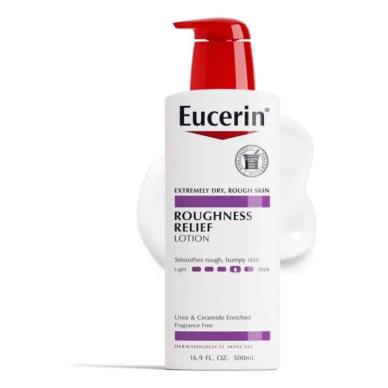Eucerin Roughness Relief, Crema Corporal Piel Seca, 500ml