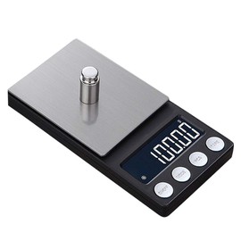 Digital Scales, Kitchen Scales Digital, Pocket Scales, 500g x 0.01g, Food Scale LCD Display, Jewellery Scales Weighing Scales Kitchen in Black