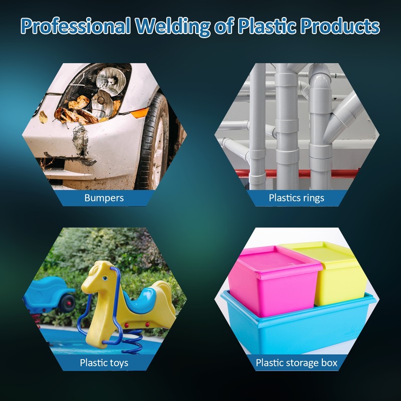 Portable Handheld Plastics Welding Machine Panel Crack Repairs Kit Thermal