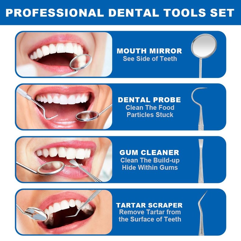OFFCUP Temporary Tooth Filling, Tooth Filling Repair Kit with 4