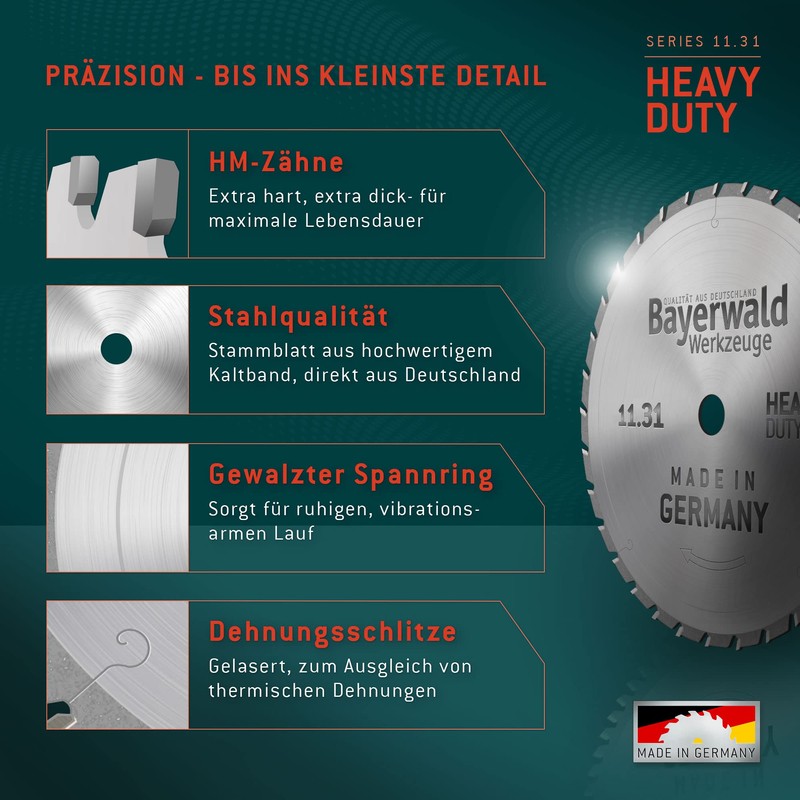 Bayerwald - HM Circular Saw Blade - Diameter 190 mm