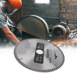 Metal Circular Saw Blade, 210mm 80 Tooth Bore Diameter 30mm Saw Blade with 3 O-Ring