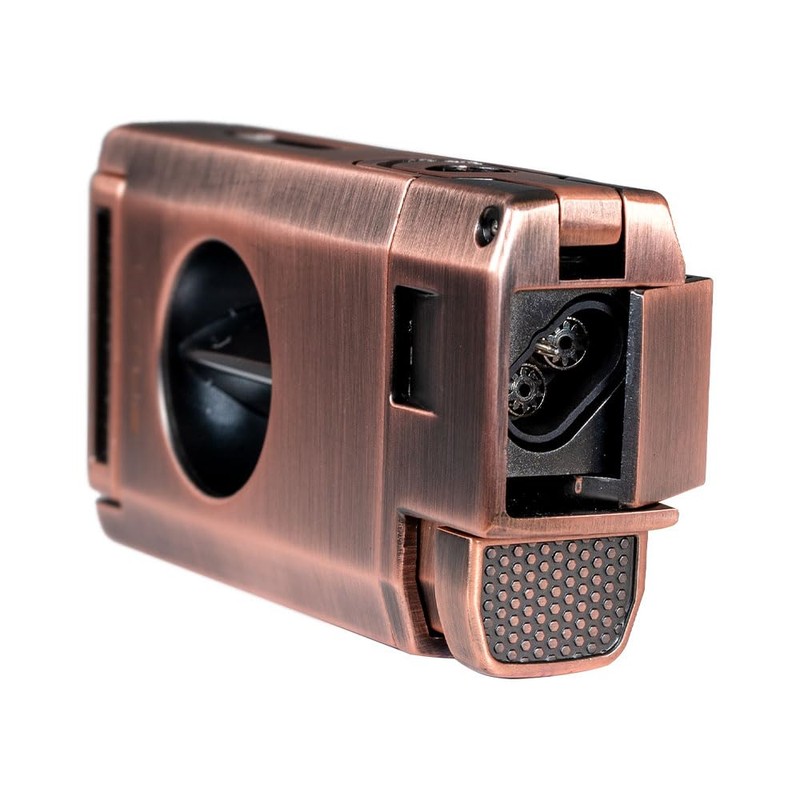Lotus Excalibur Double Torch Lighter with Cutter (Copper)