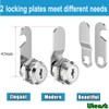 Litensh Letterbox Lock with 4 Keys - Post Box, Drawer,