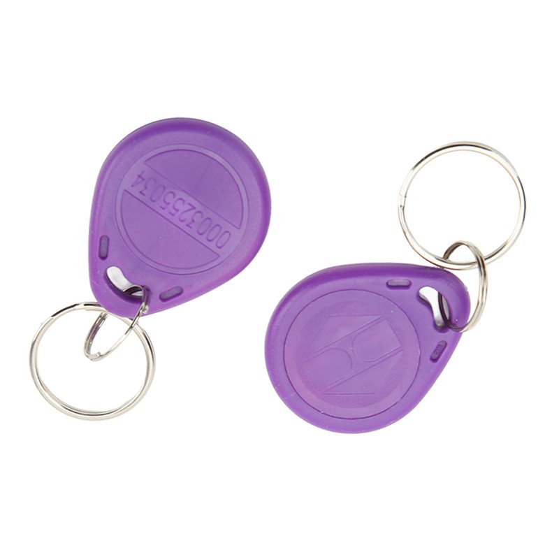 100PCS Door Lock Key Fobs 125KHz Read Only Smart Contactless