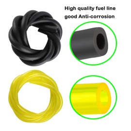 Ferilter Fuel Line Grommet Primer Bulb for Husqvarna 223l Weed Eater 455 460 Rancher 123 223 322 323 325 326 327 Trimmer Brush Cutter 461 Gas Chainsaw 455R 460R Fuel Filter Purge Bulb Spark Plug