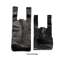 Originalpetbags Easy Open & Easy tie-Handle 15" Long, Strong Leak-Proof Poop Bags, Dog Waste Bags, Made in USA (not on Rolls)