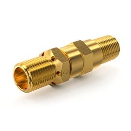 onlyfire 1/2" LP Air Mixer Valve for Propane Gas Fire Pits and Fireplace, 150K BTU High Capacity, Solid Brass Air Mixture