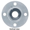 GBGS 4 Pcs Chain Link Fence Post Floor Flanges,fot 1-5/8"