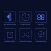 Solar Digital Dispaly LED Temperature Measurement Fish Tank Aquarium Thermometer
