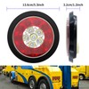 Aoling 12V 24V Round Truck Tail Lamp LED Rear Light