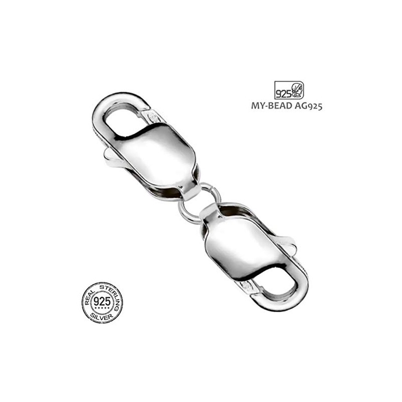 DIY925 Base Clasp Double Lobster Clasp 25 mm 925 Sterling