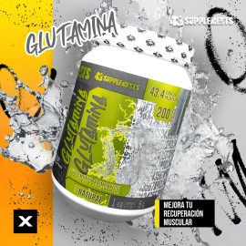 Glutamina En Polvo Sin Sabor 1 Kg 43 Supplements