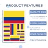 JBCD Colombia Flag Decal Car Sticker Colombian Flags for Trucks