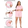 SWOMOG Women 3Pcs Maternity Pajama Set Nursing Pjs Pregnancy Set
