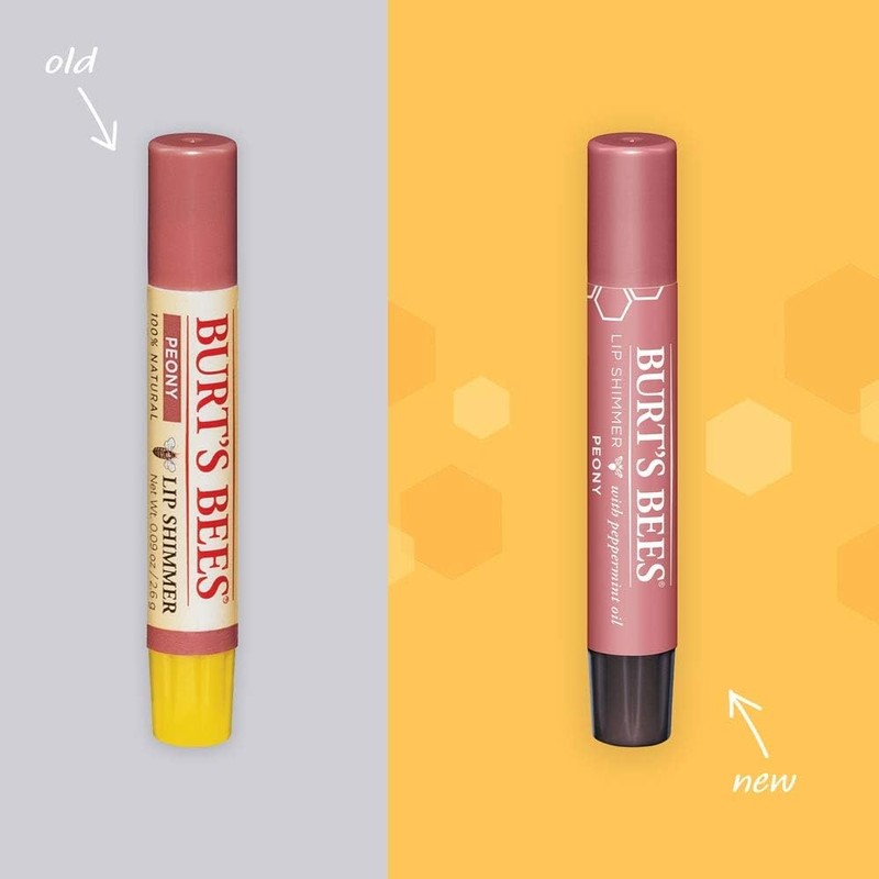 Burt's Bees Labial Hidratante con Brillo Peony – Hidratación Natural