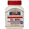 21st Century D3 400 IU Tablets, 100 Count