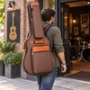 Acoustic Guitar Gig Bag for Travel – Padded Water-Resistant Carry