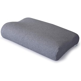 Tempur 73006424 Grey Smooth Pillow Case Original Pillow Millennium Pillow XS to L Ease Support Pillow Smooth Antibacterial Odor Resistant Elastic Pillow Cover