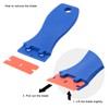 FOSHIO Pack of 600 Scraper Plastic Replacement Blades, Razor Blades,