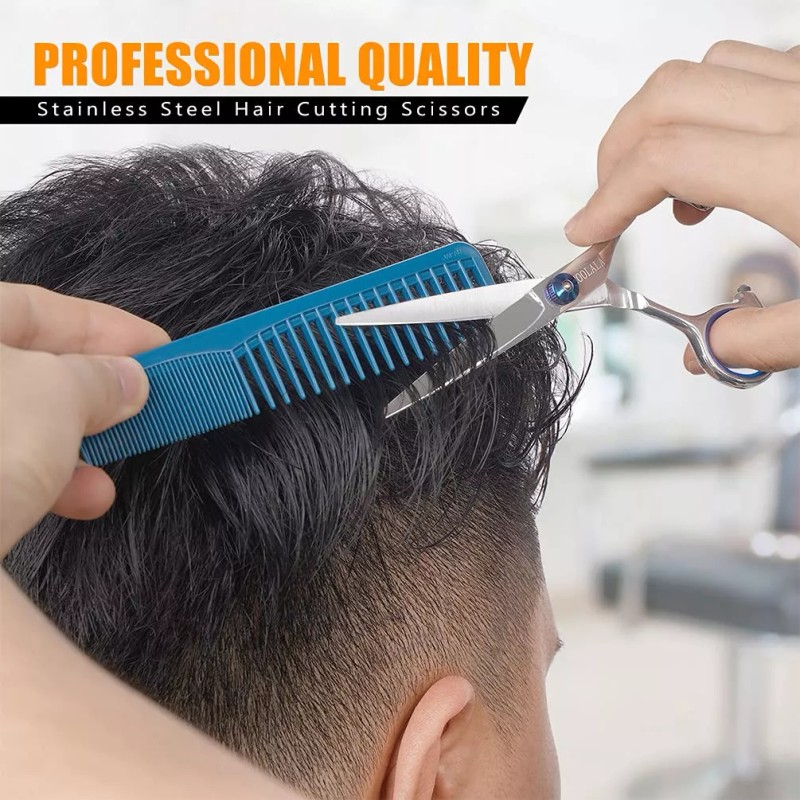 COOLALA Tijeras Peluqueria Profesional Coolala De 6.5 Acero De Co...