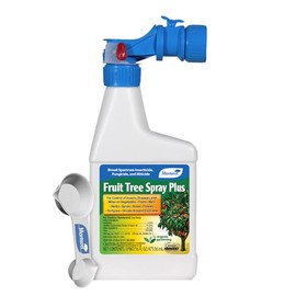 Monterey Fruit Tree Spray Plus Bundled with Measuring Spoon – 16 oz Fungicide and Insecticide for Plants, Trees, Shrubs & Turfgrass – Prevents Powdery Mildew, Rust, Aphids, Spider Mites, and More