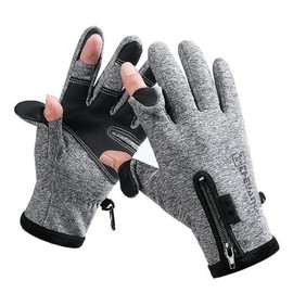 Bakovity Winter Gloves to Keep Warm,Running,Cycling,Driving,Hiking,Fishing,Windproof,Non-Slip,Finger Touch Sscreen,Warm Men and Women Gifts(Grey XXL)